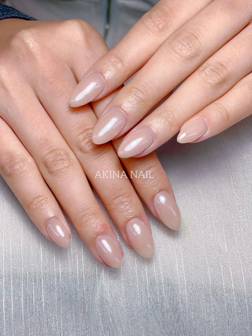 ネイル ミラーネイル ハンドネイル ハンドケア Akina Nail 亀戸のネイルデザイン
