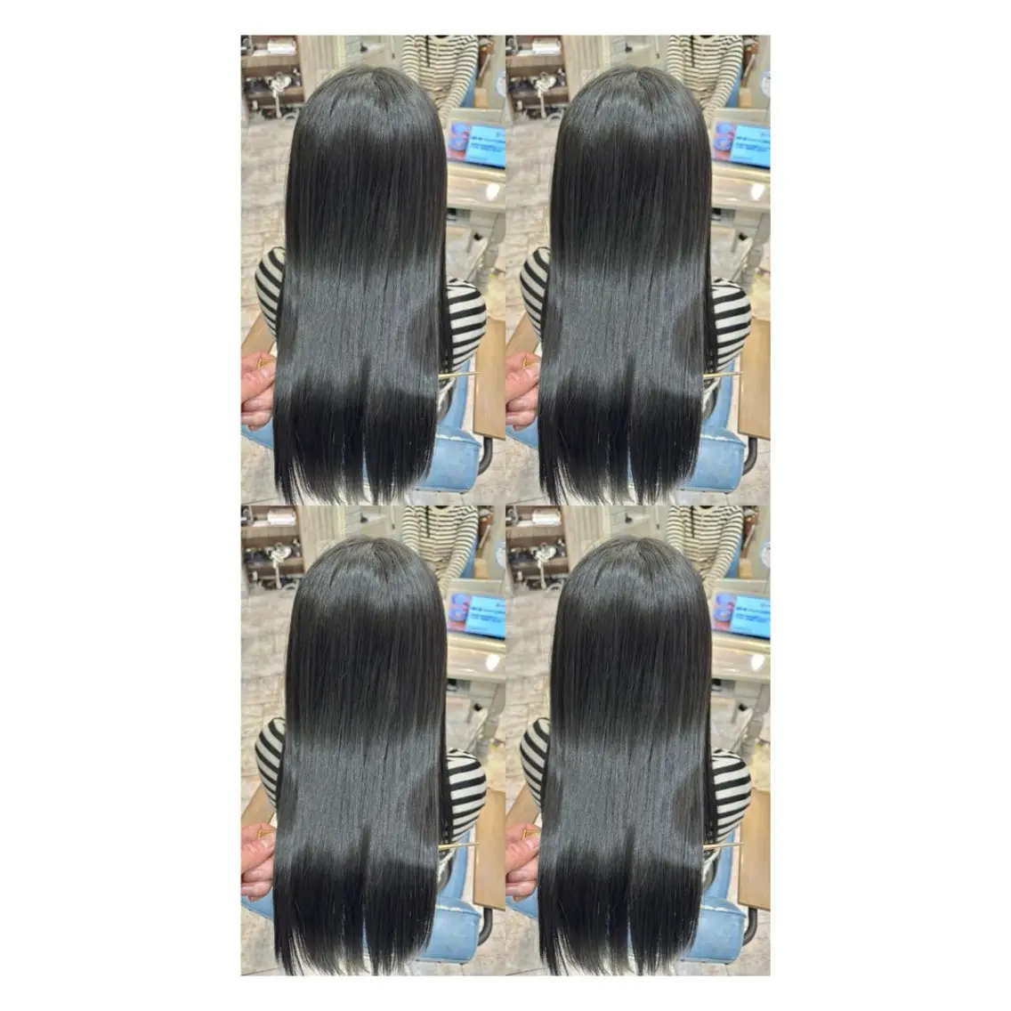 ロング カラー 透明感カラー 髪質改善 縮毛矯正 トリートメント カット ヘアカラー トリートメント 店長✨レイヤー✖️ 髪質改善✖️韓国ヘアのヘアスタイル