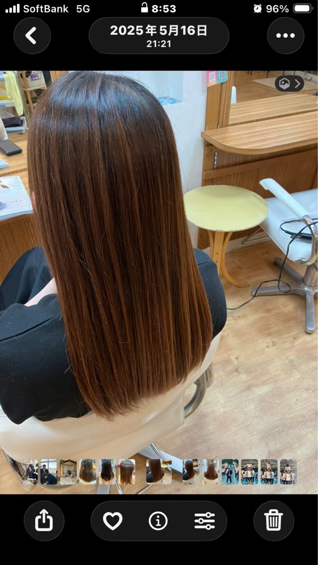 ロング 高畑×縮毛矯正 薬剤選定　湯浅貴子のヘアスタイル