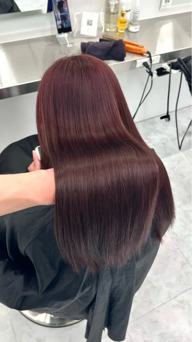 ロング ヘアカラー トリートメント 🤍ワンホンヘア 🤍Rikuto🤍のヘアスタイル