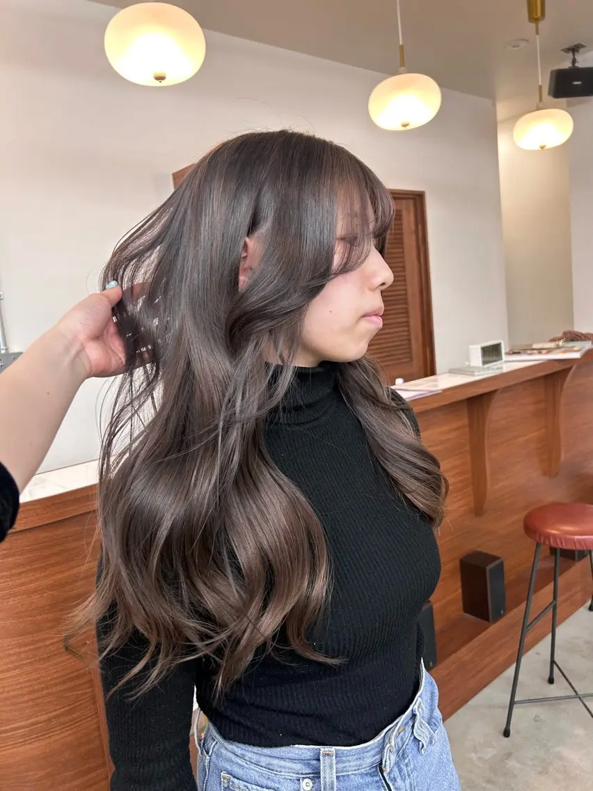 ロング カラー 大阪梅田/ イマムラミヅキのヘアスタイル