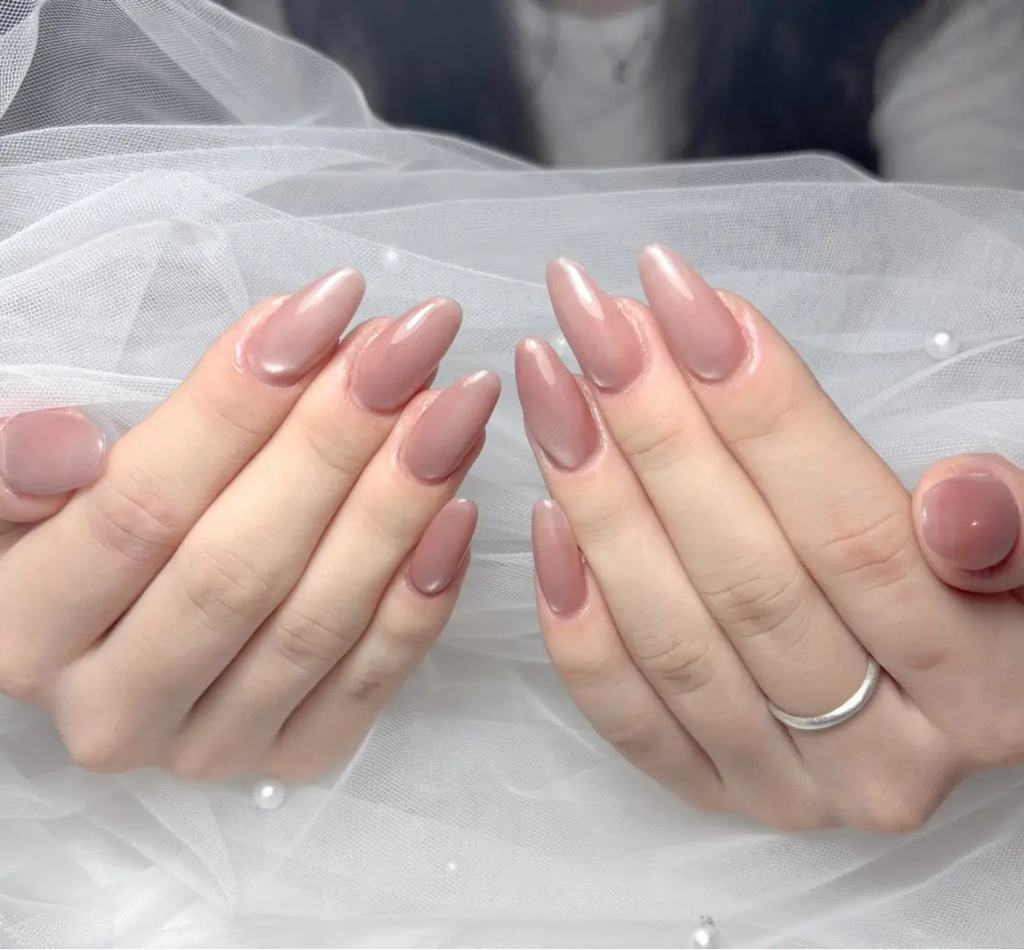 ネイル アートネイル 韓国ネイル 持ち込み ワンホンネイル ハンドネイル Lenie Kabukichoのネイルデザイン