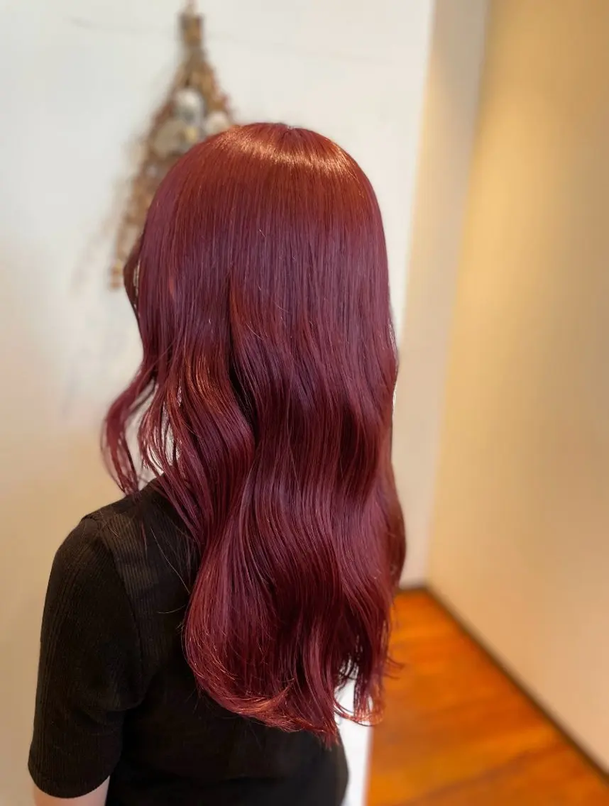 ロング ヘアカラー 福岡 ゆうわのヘアスタイル