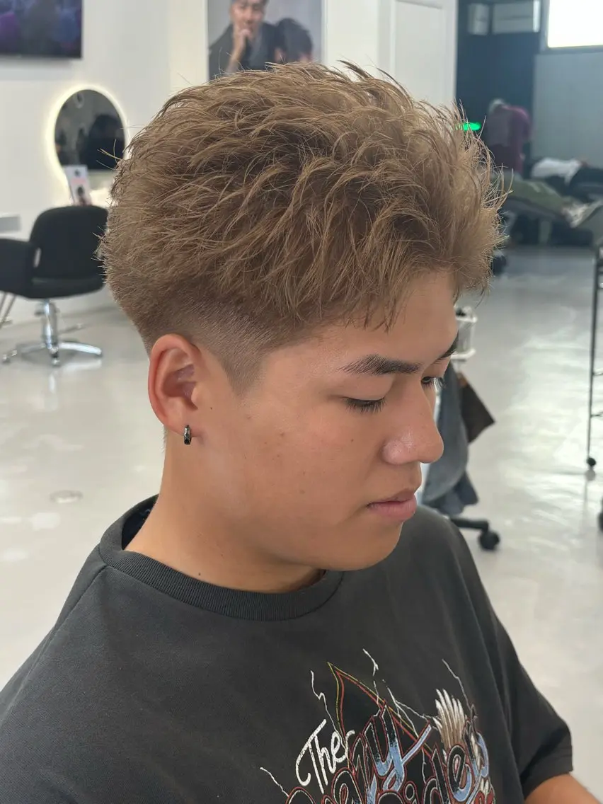 カラー メンズ ヘアカラー 瀧田 翔眞のヘアスタイル