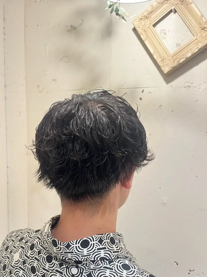 パーマ メンズ カット パーマ さとう ちほみ🐼のヘアスタイル