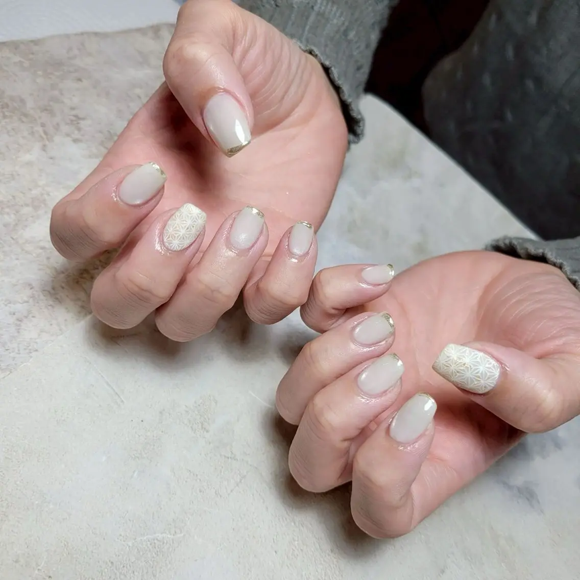 ネイル ハンドネイル GLAMSLAM さつきのネイルデザイン