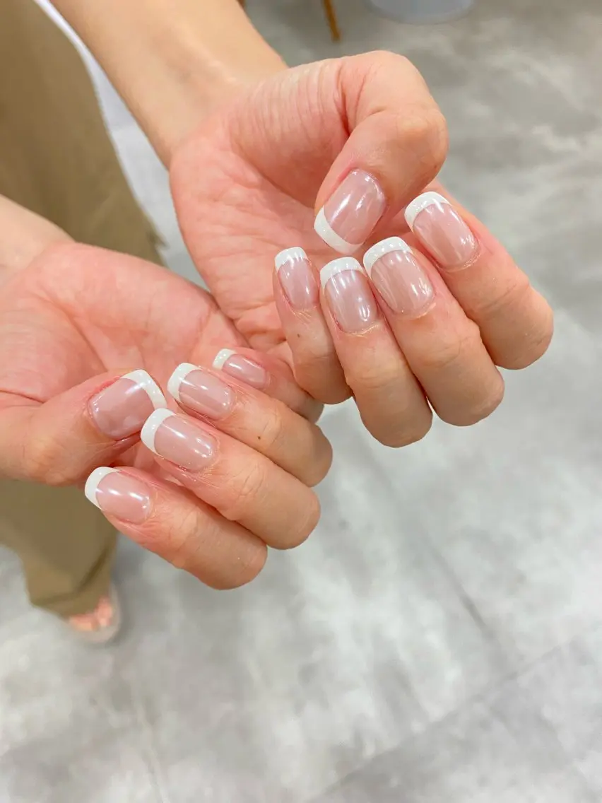 ネイル ホワイト kokori nailのネイルデザイン