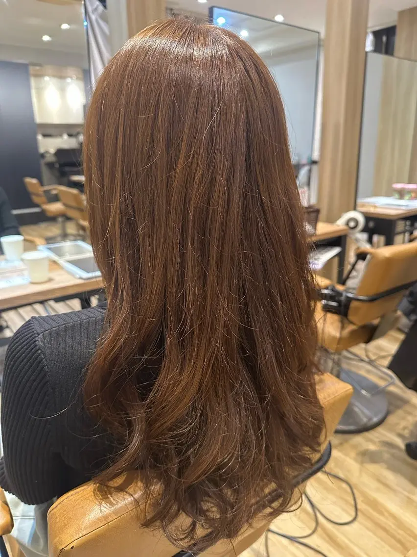 ロング カラー パーマ カット ヘアカラー パーマ トリートメント ✨✂️Nori ✂️✨のヘアスタイル