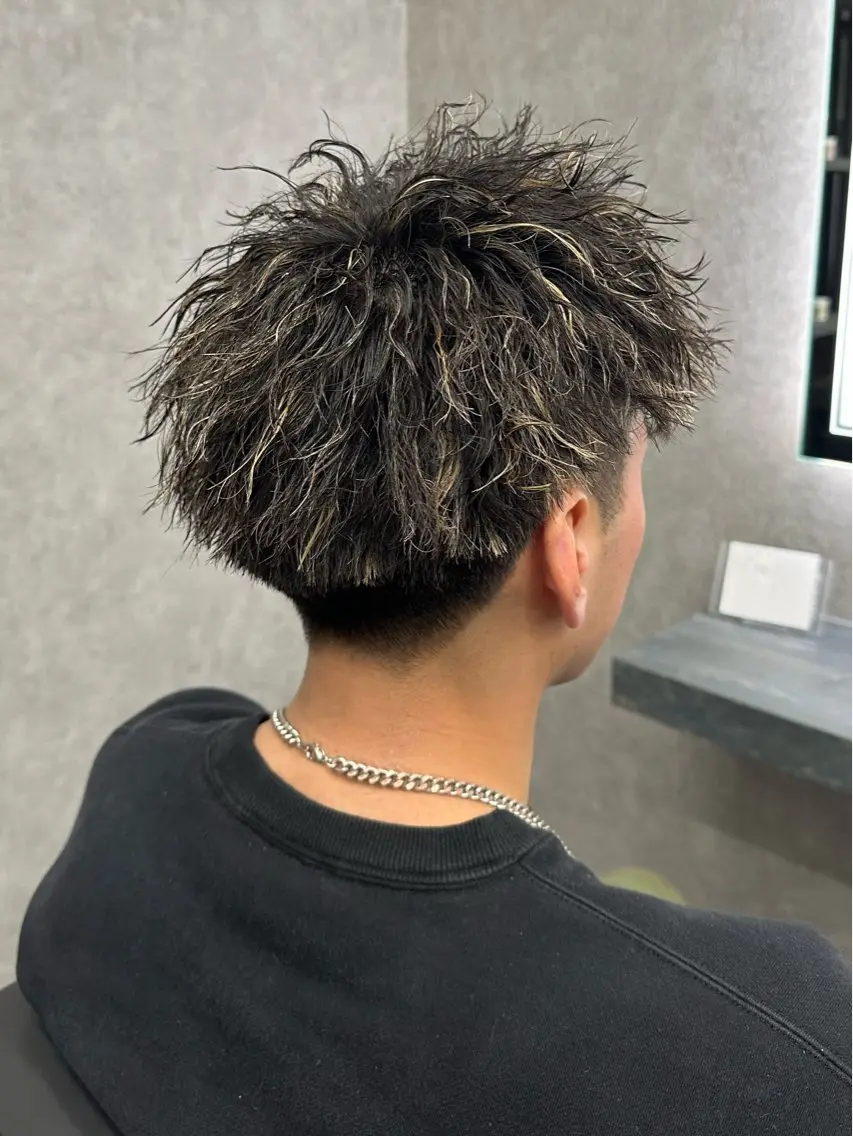 カラー パーマ メンズ カット パーマ 札幌メンズ指名 No. 1/光👑のヘアスタイル