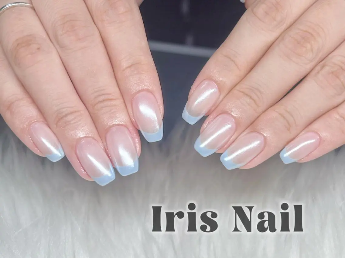 ネイル オーロラネイル ハンドネイル ハンドケア 🍒IRIS Nail🌸のネイルデザイン