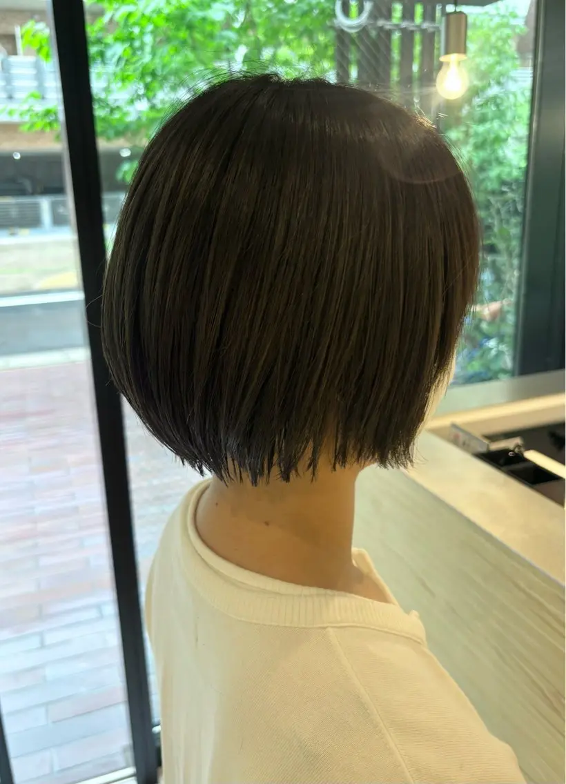 ショート ショートボブ ハンサムショート ボブ 似合わせカット ショートヘア カット 堀内 美那のヘアスタイル