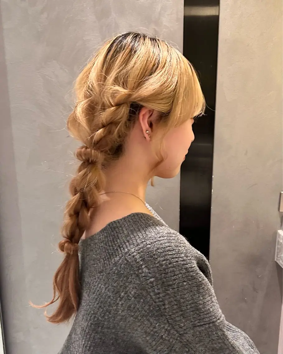 ロング ヘアセット レイヤーカット/ 顔まわり/まい🐇♡のヘアスタイル