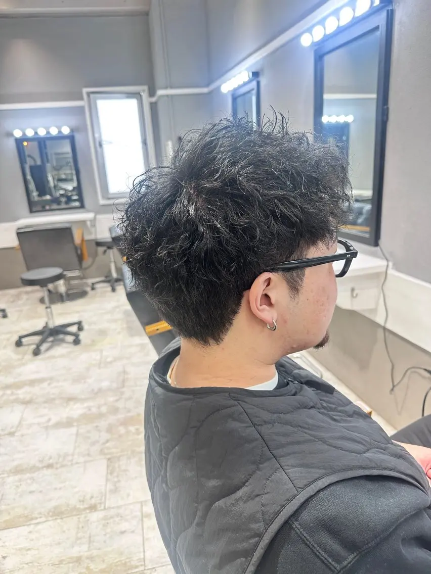 メンズ メンズパーマ カット パーマ 【Gisel】 Asakiのヘアスタイル