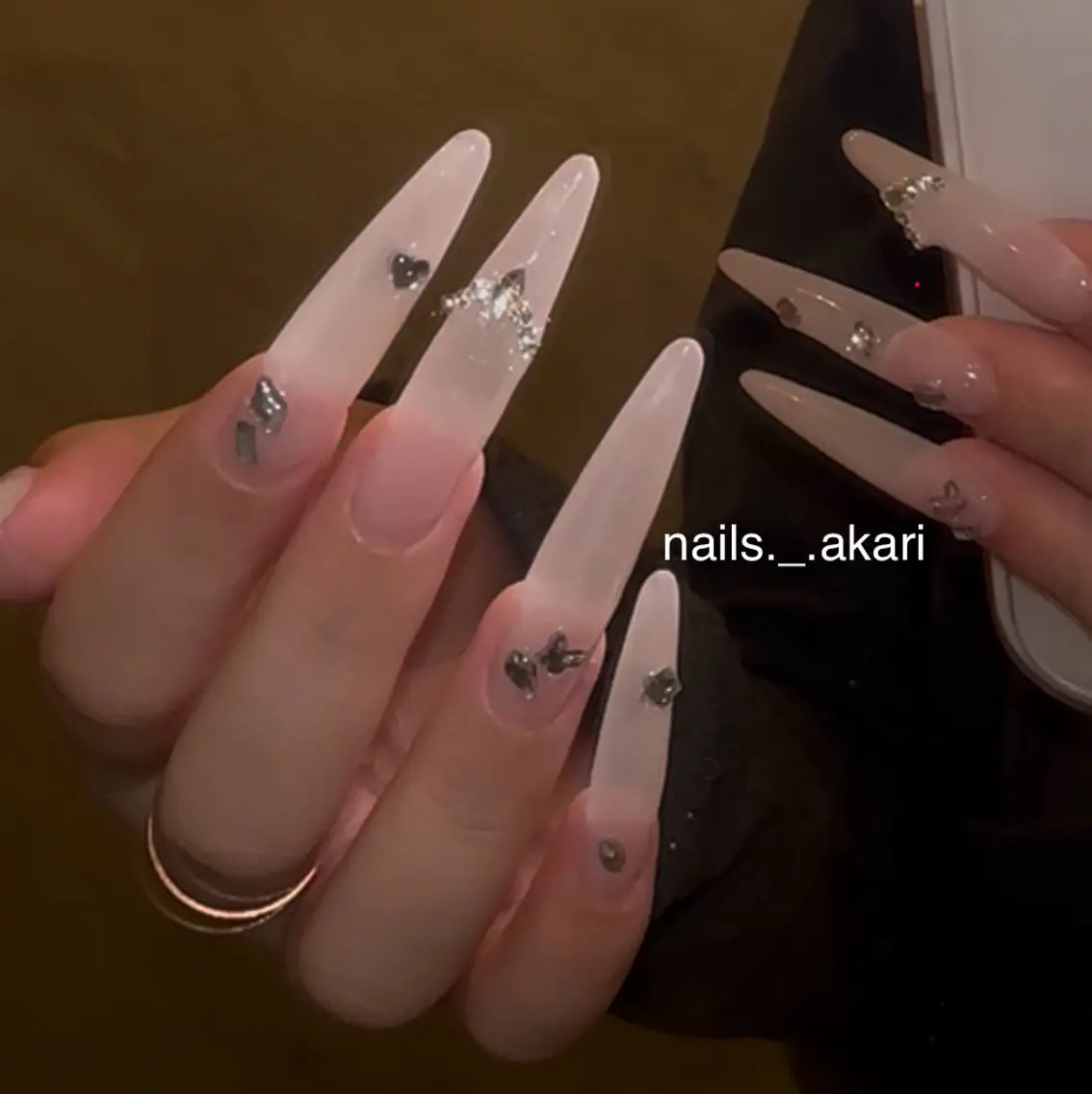ネイル ハンドネイル akari🎀 naill|堺筋本町のネイルデザイン