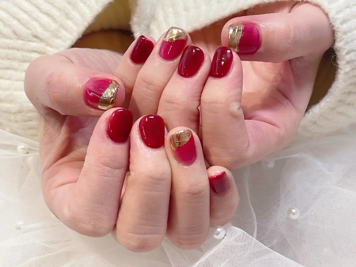 ネイル アートネイル ミラーネイル ハンドネイル i. ayakaのネイルデザイン