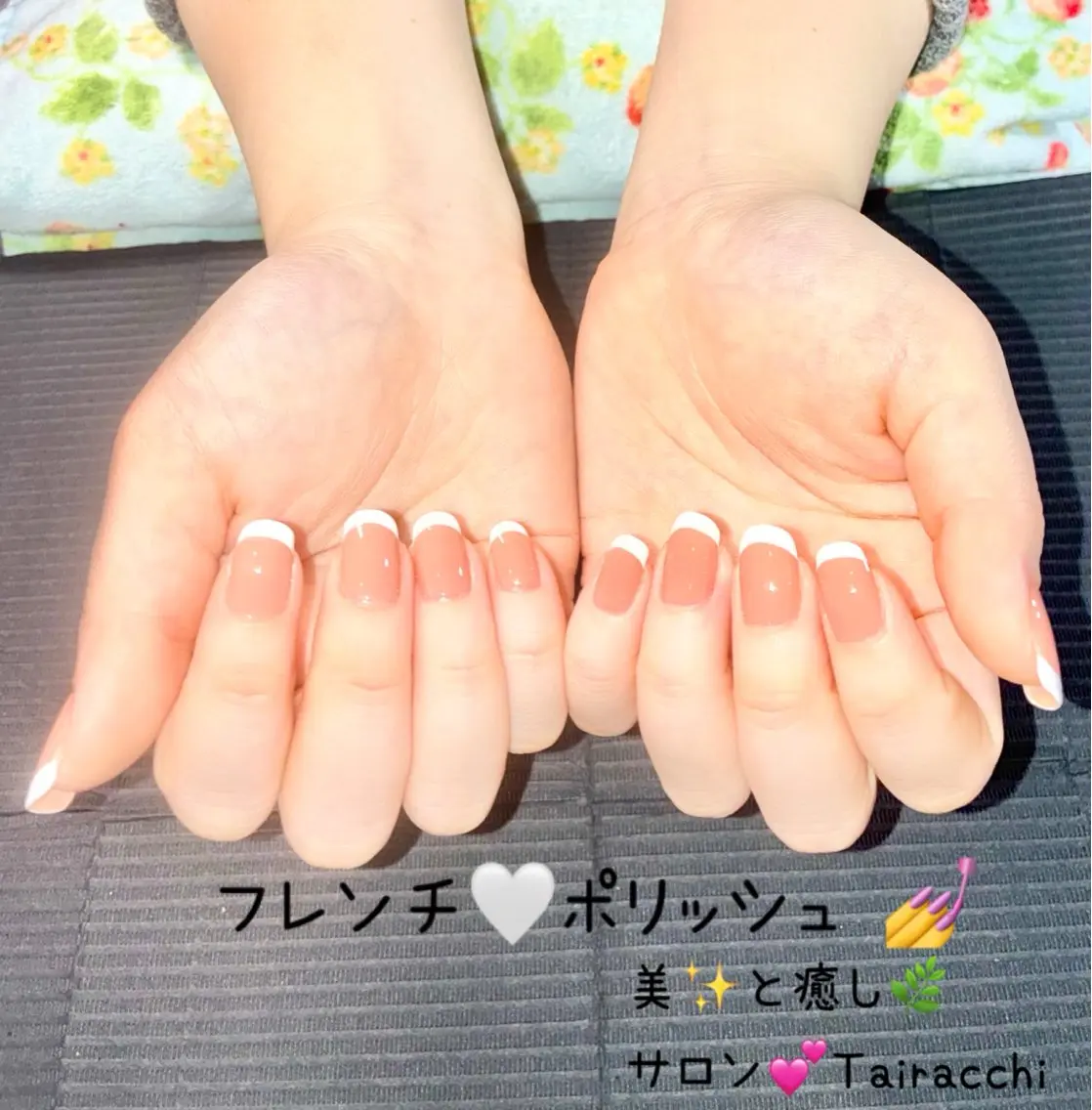 ネイル フレンチネイル Tairacchi ﾀｲﾗｯﾁのネイルデザイン