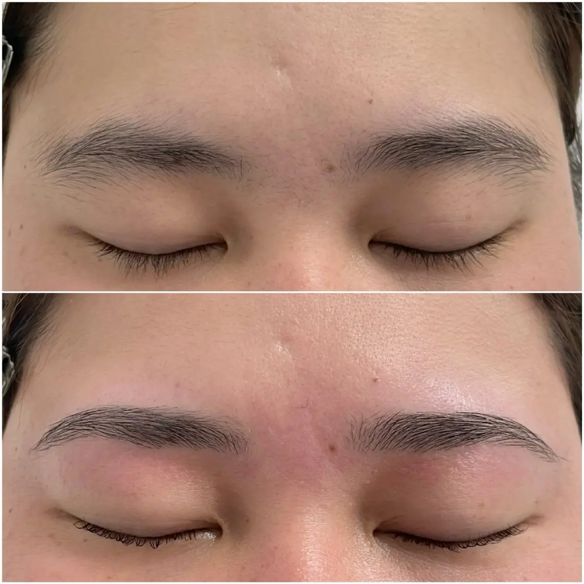 顔分析＋アイブロウWaxの写真