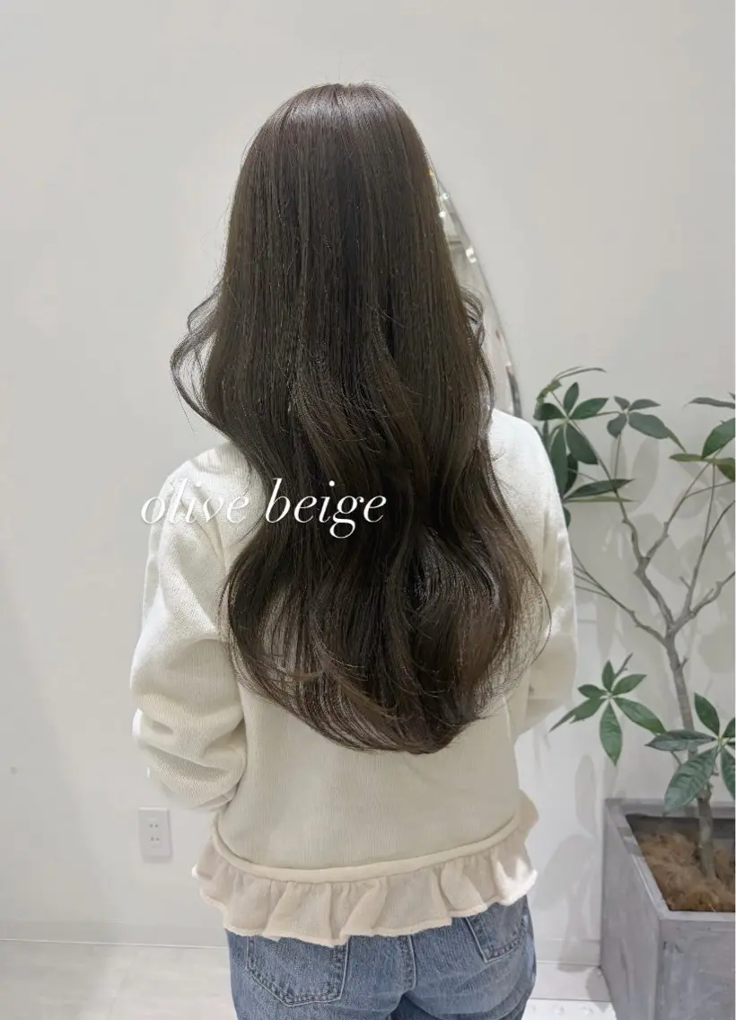 ロング カラー カット ヘアカラー トリートメント nakahara madokaのヘアスタイル