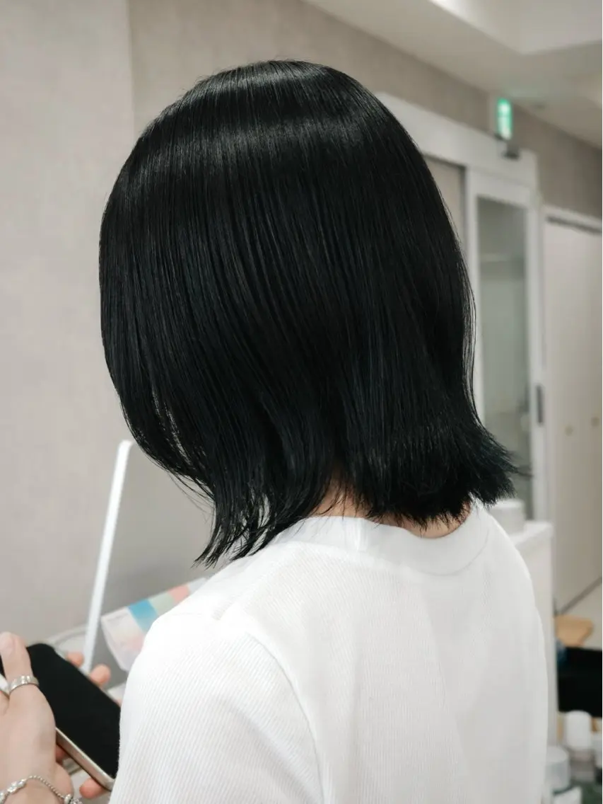 【新規】似合わせカット+艶カラー+3stepトリートメント¥9,500の写真