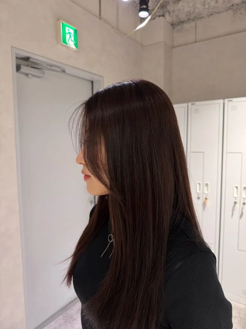 ロング ヘアカラー トリートメント ヘッドスパ モデル募集中/西梅田 naruka🍏のヘアスタイル