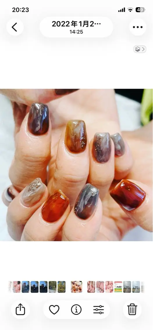 ネイル ニュアンスネイル Merli メルリ　ネイルサロンのネイルデザイン