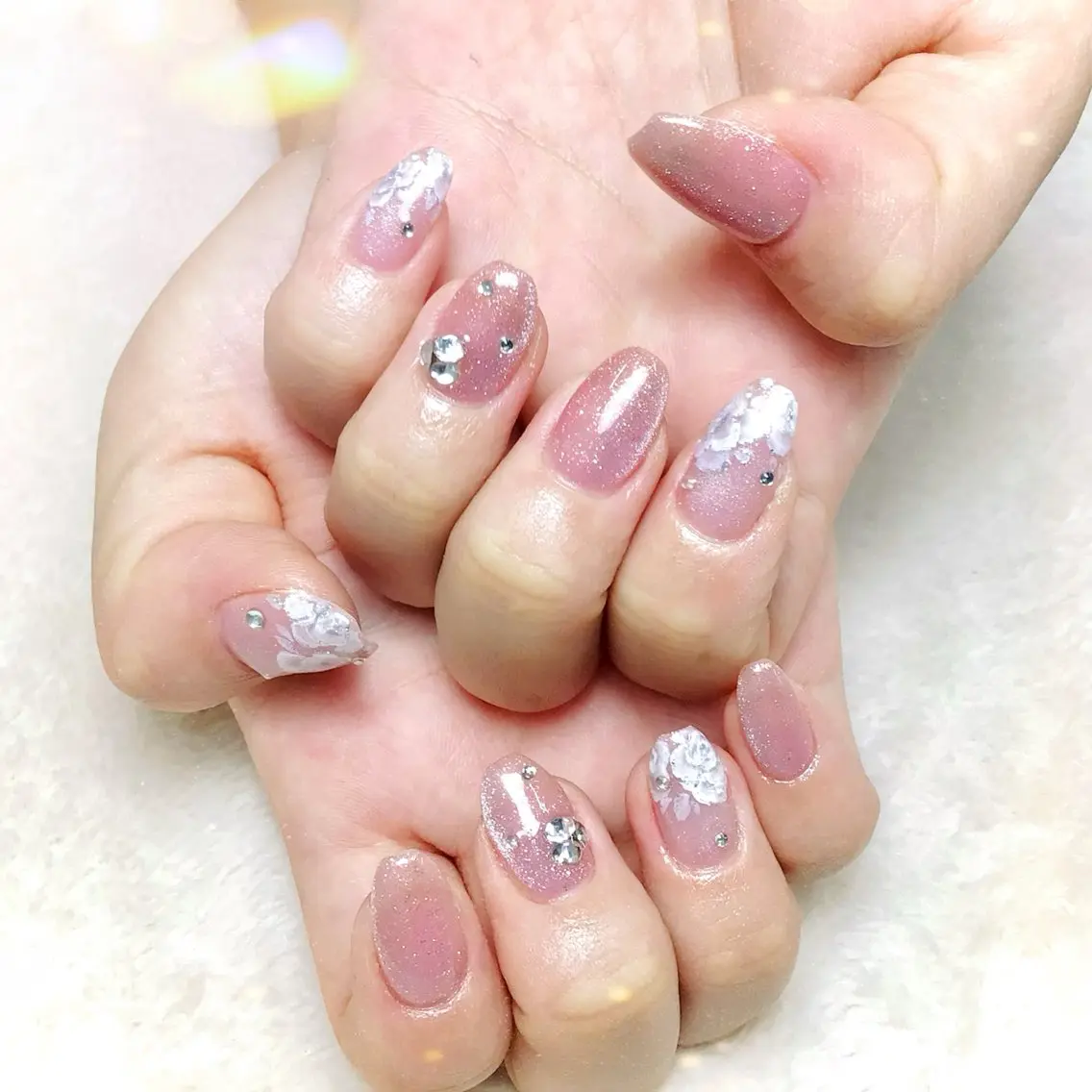 ネイル 持ち込み ハンドネイル tumake Yui 相談◎ニュアンスのネイルデザイン