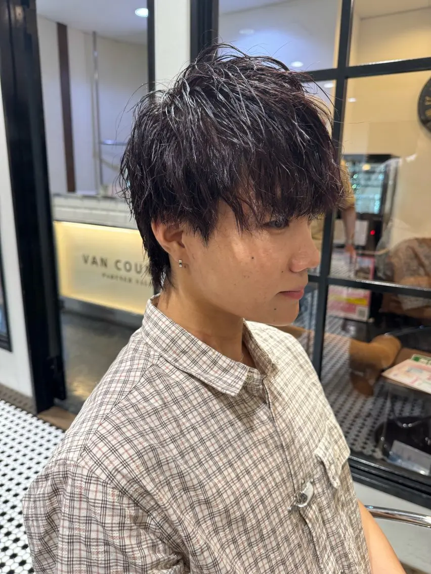 ショート カラー メンズ特化🔥 有田波人のヘアスタイル