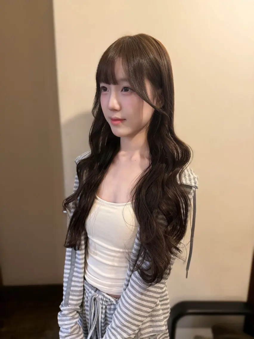ロング ヘアカラー 海音 心斎橋美容室のヘアスタイル