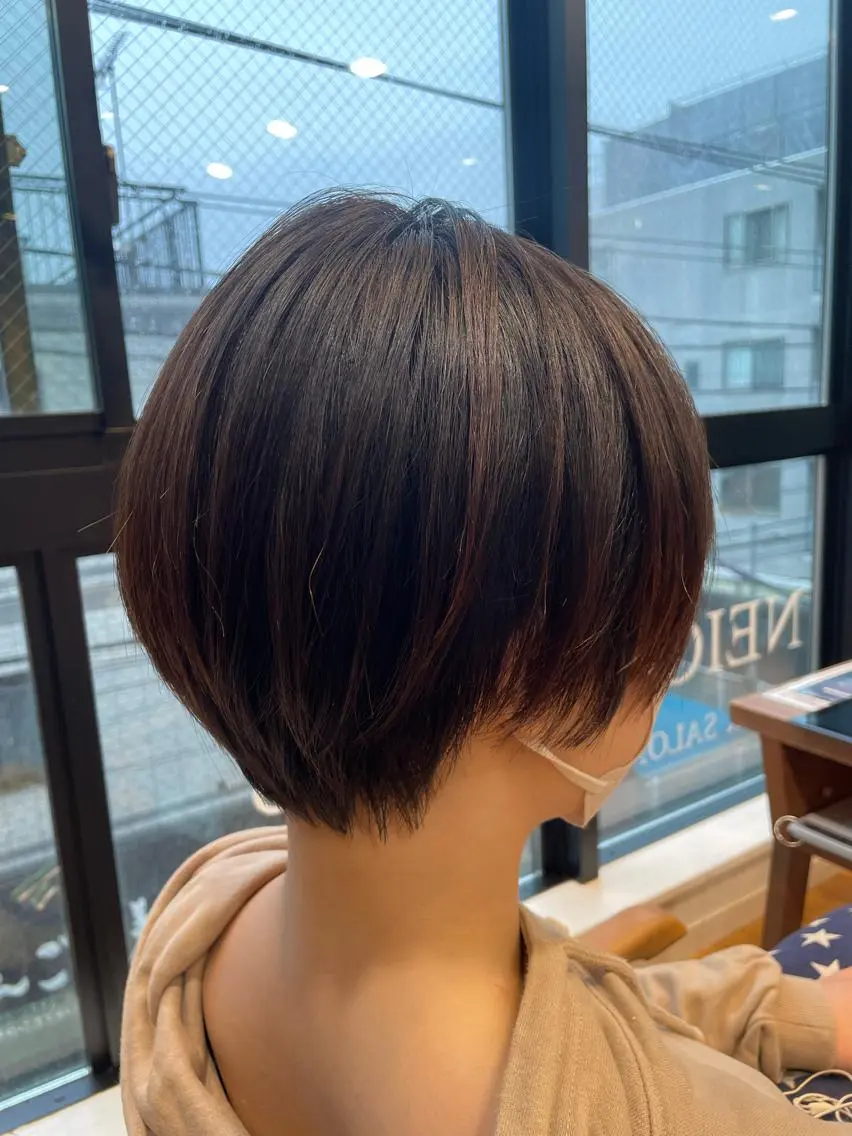 カット+オーガニックカラー+集中ケアトリートメント🍃の写真