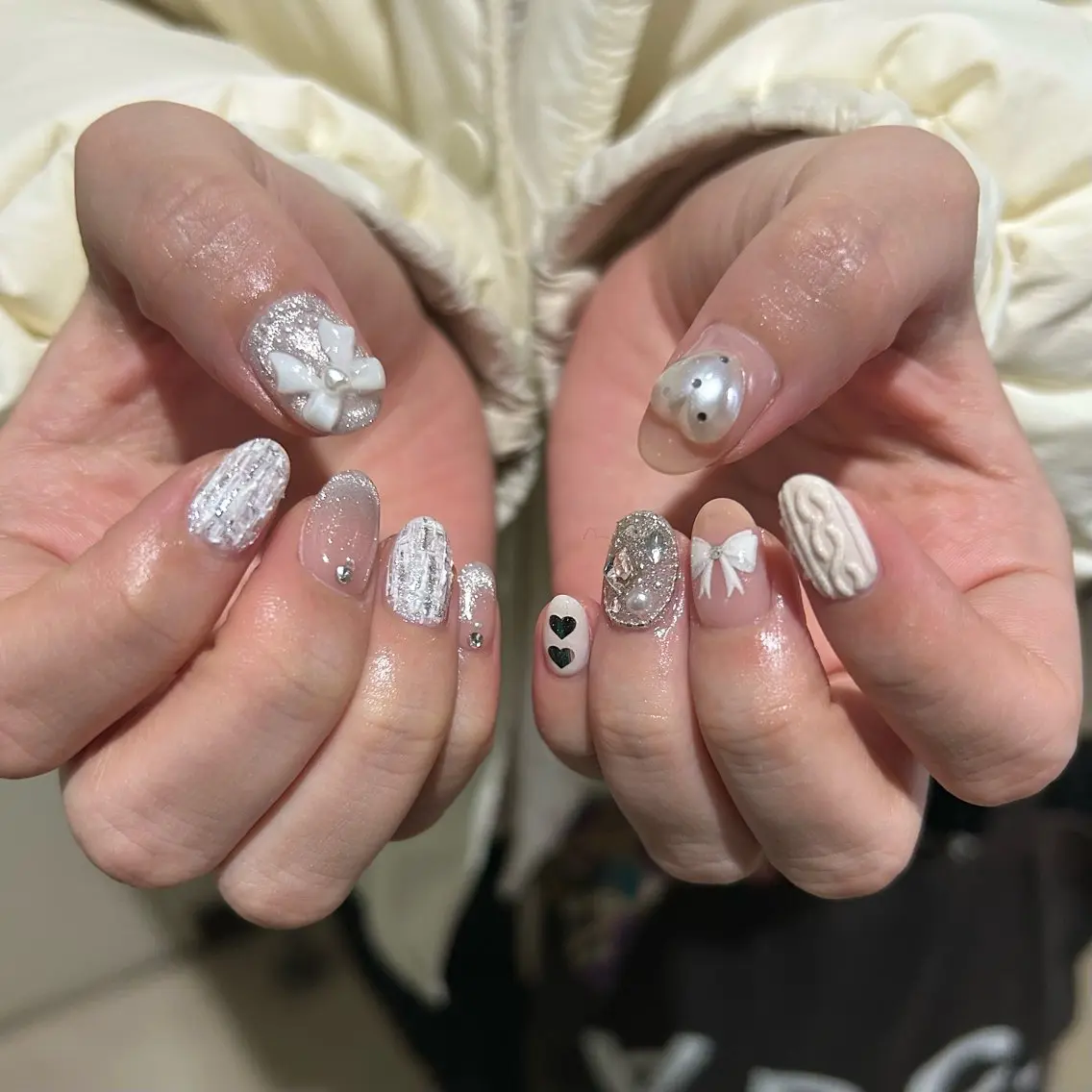 ネイル パラあり！フィルイン 美フォルムのネイルデザイン