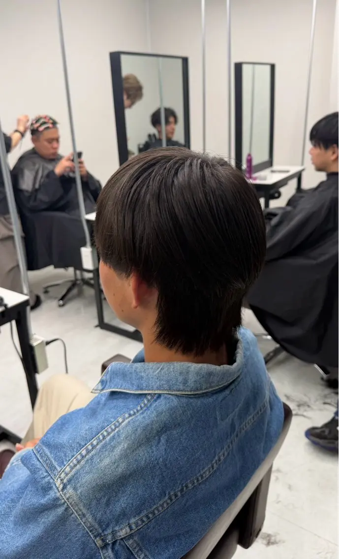 ミディアム メンズ カット メンズパーマ特化/ ウルフ/AOTOのヘアスタイル