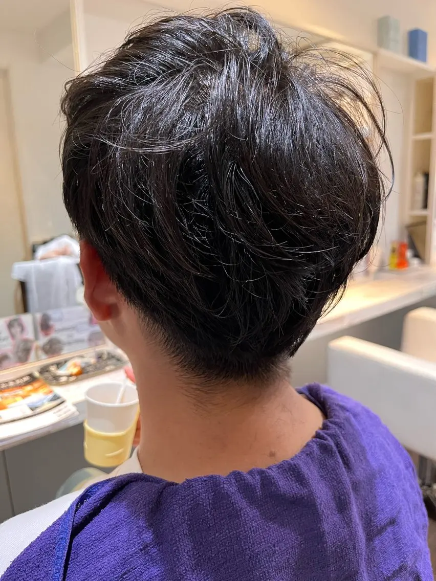 ショート メンズ 福本 好子のヘアスタイル