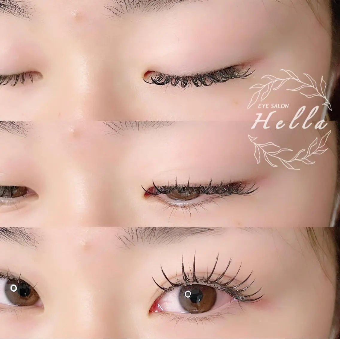 マツエク・マツパ まつげパーマ／眉毛 H e l l aのマツエク・マツパデザイン