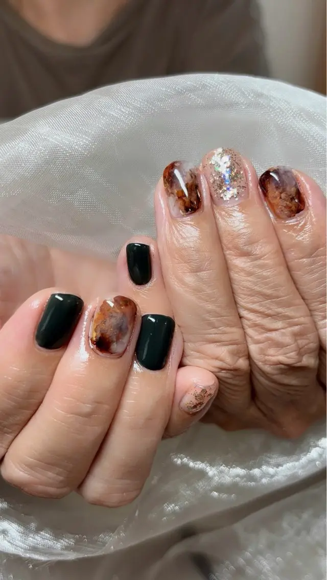 ネイル ニュアンスネイル nail room 凪のネイルデザイン