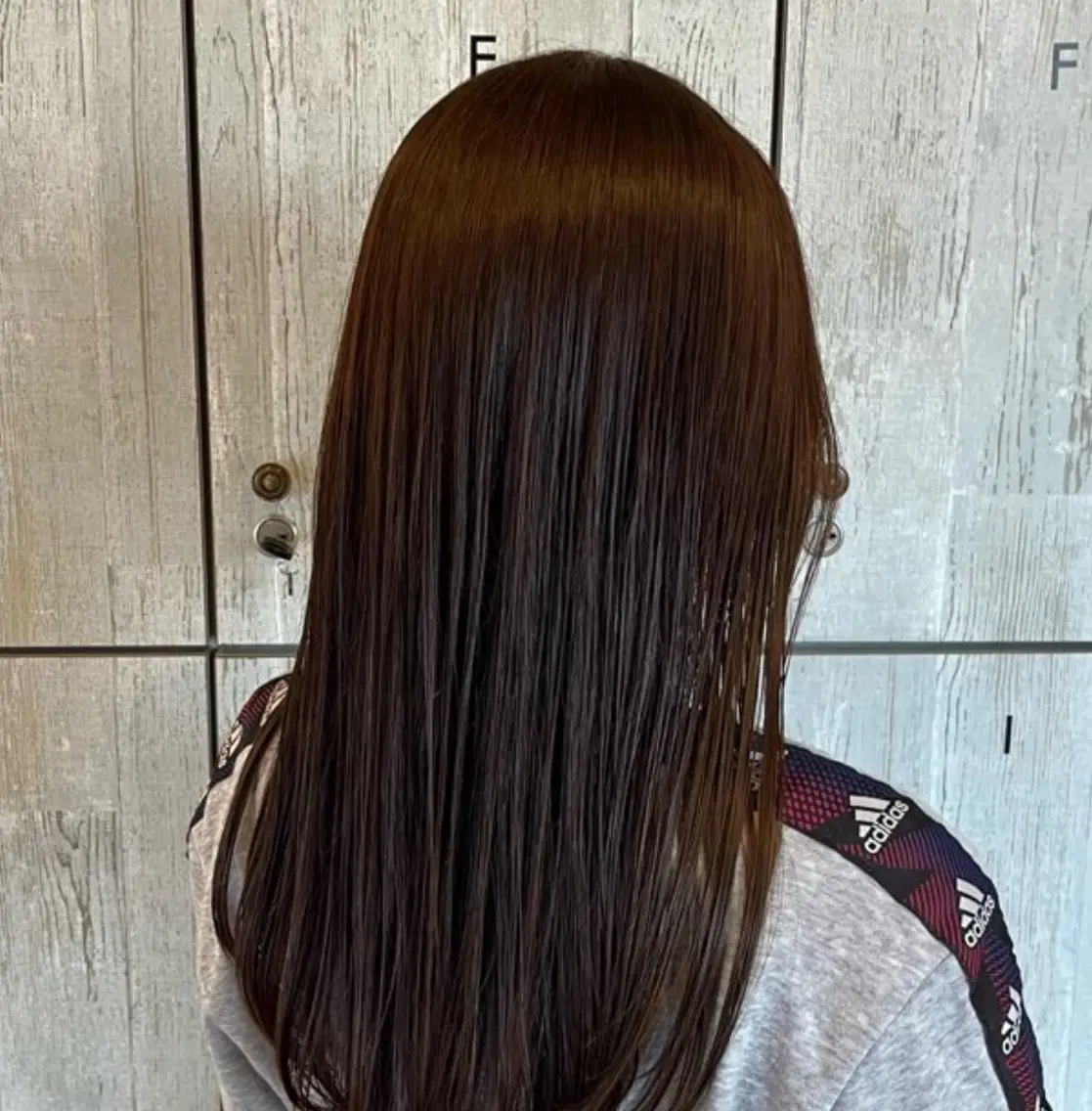ロング カラー ケアカラー 髪質改善 ロング トリートメント 透明感カラー/ レイヤー/ユウユのヘアスタイル