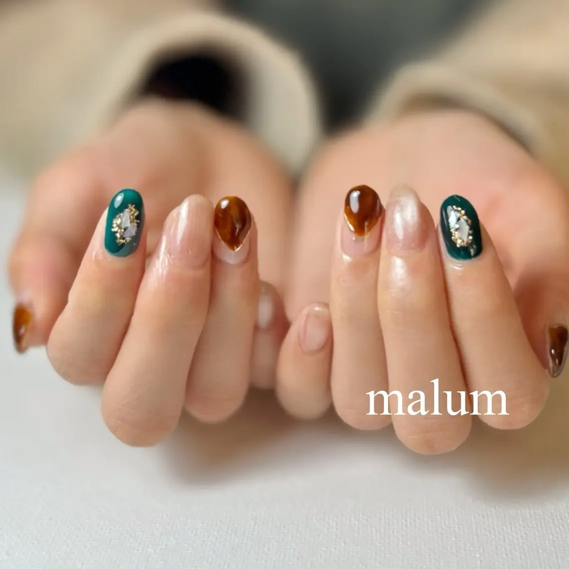 ネイル ハンドネイル malum nailのネイルデザイン