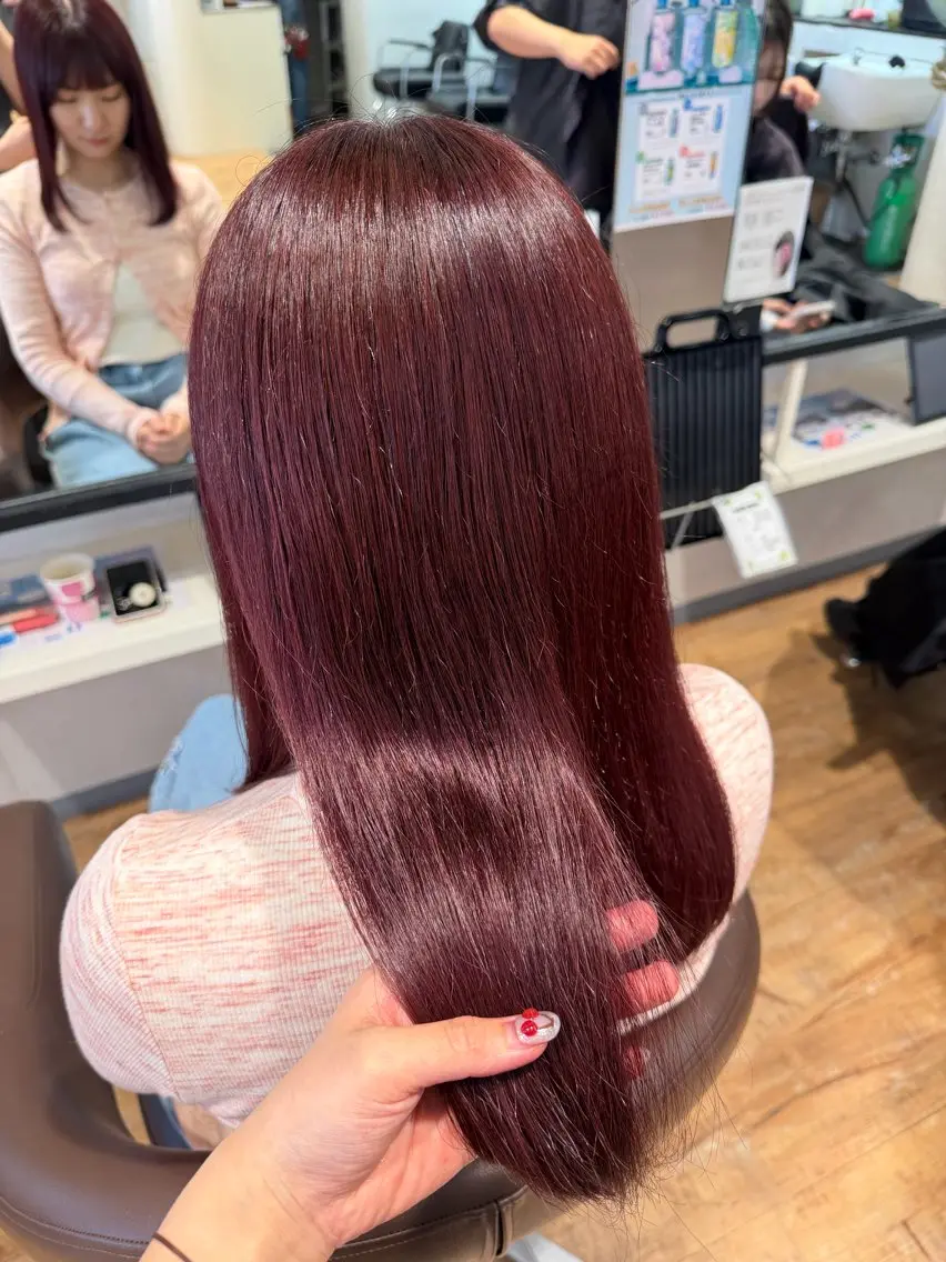 カラー ピンクカラー ヘアカラー インナーカラー♡ Nanakoのヘアスタイル