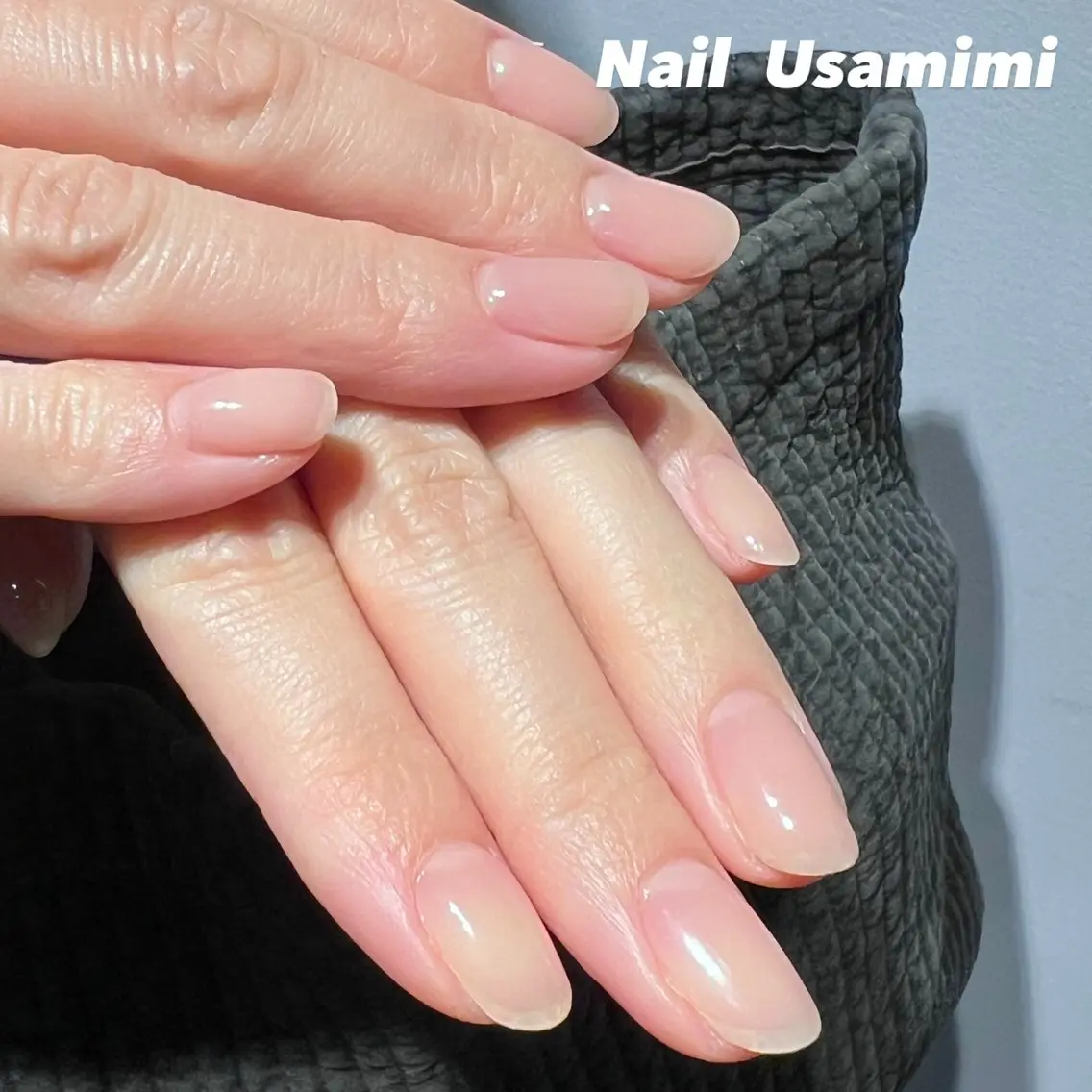 ネイル ワンカラーネイル ハンドネイル 本町ネイルNail UsaMimiのネイルデザイン