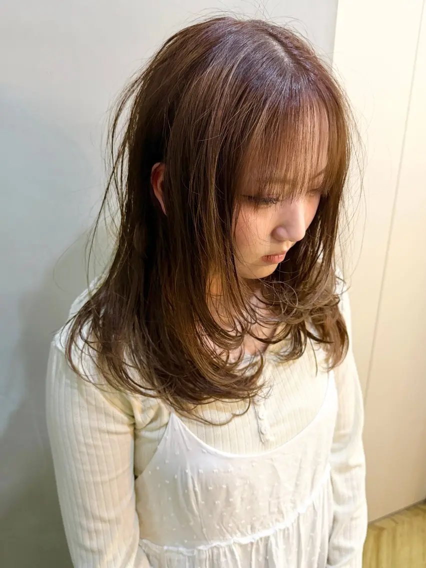 セミロング レイヤーカット カット ヘアカラー igarashi 【レイヤーカット】のヘアスタイル