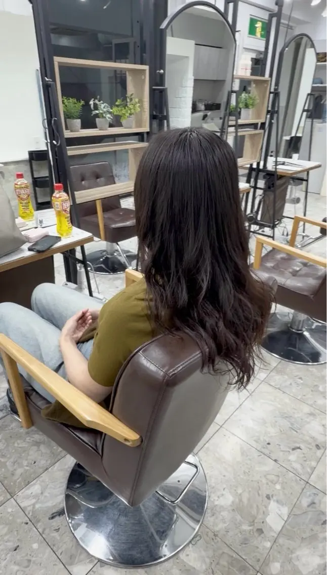 ロング カット パーマ ✨レディース/デジパ 特化 青木 伯✨のヘアスタイル
