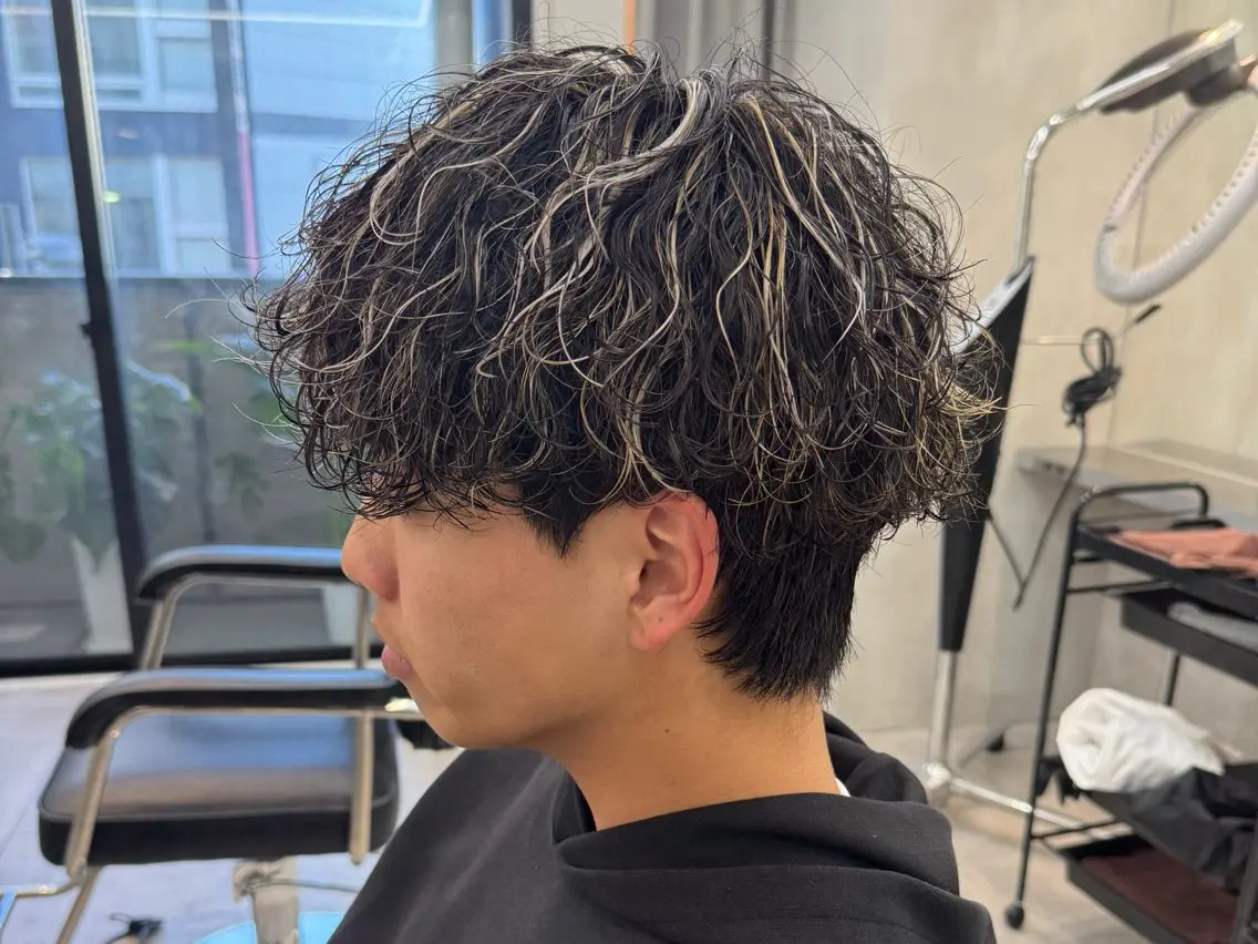 メンズ カット ヘアカラー パーマ 大宮/メンズパーマ 関勇也のヘアスタイル