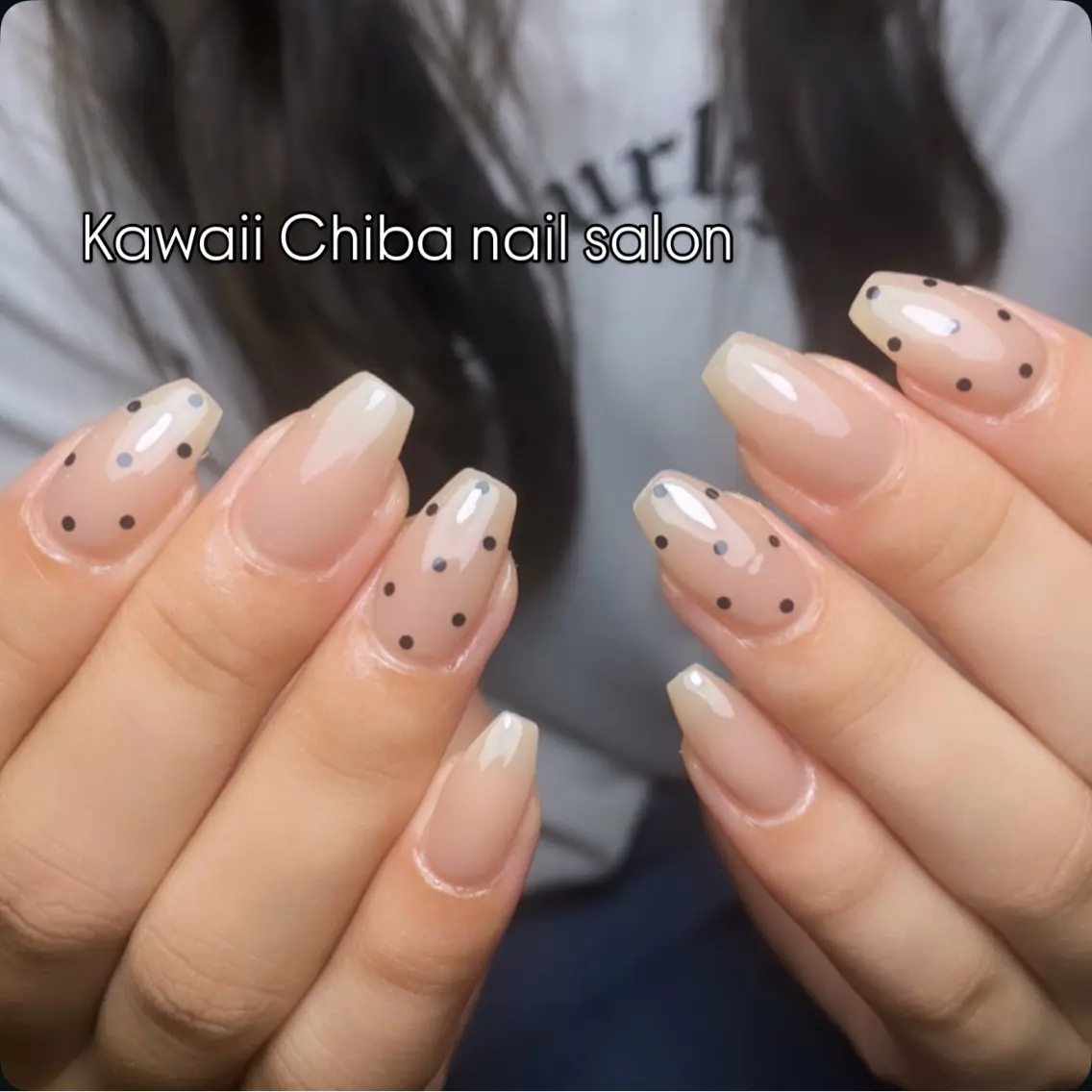 ネイル 長さ出し フレンチネイル ジェルネイル ガーリー 韓国ネイル Kawaii Chiba nailのネイルデザイン