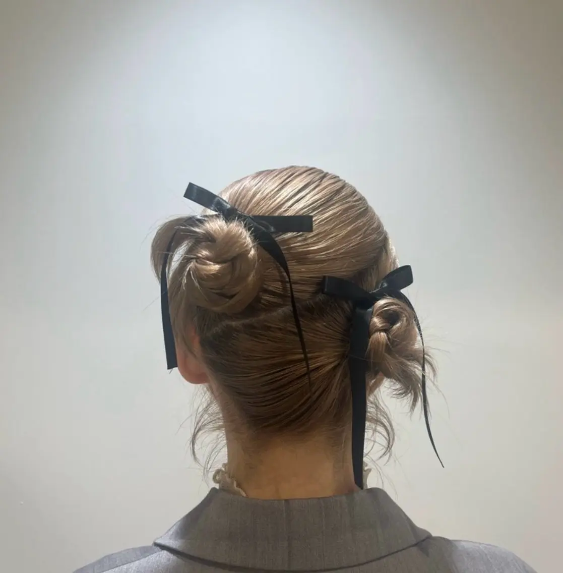 ミディアム ヘアアレンジ ブリーチカラー特化 美容師/𝕐𝕌𝕀のヘアスタイル