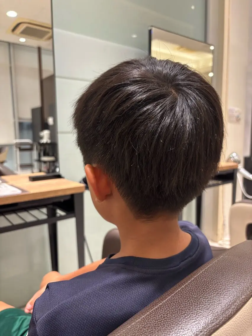 メンズ キッズ 笹崎 愛のヘアスタイル