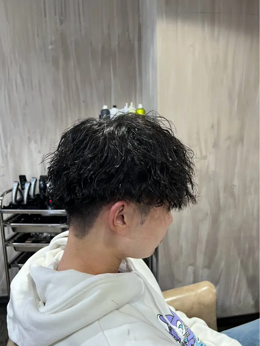 カット+ツイストスパイラルパーマ+眉カット👾🌟の写真