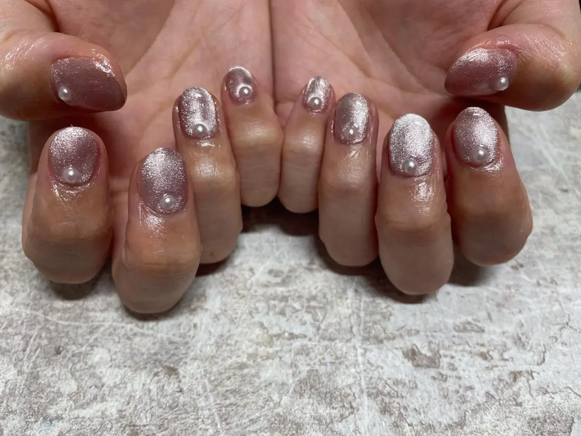 ネイル マグネットネイル ハンドネイル mogunail &blowのネイルデザイン