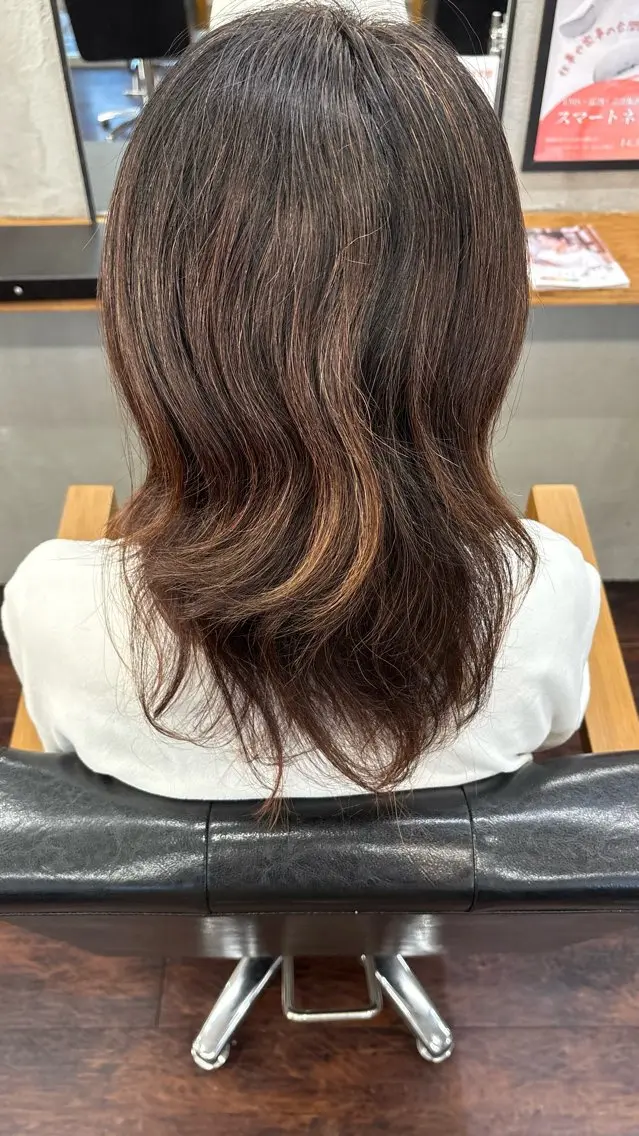 ミディアム ヘアカラー 【monet】川村 海音のヘアスタイル