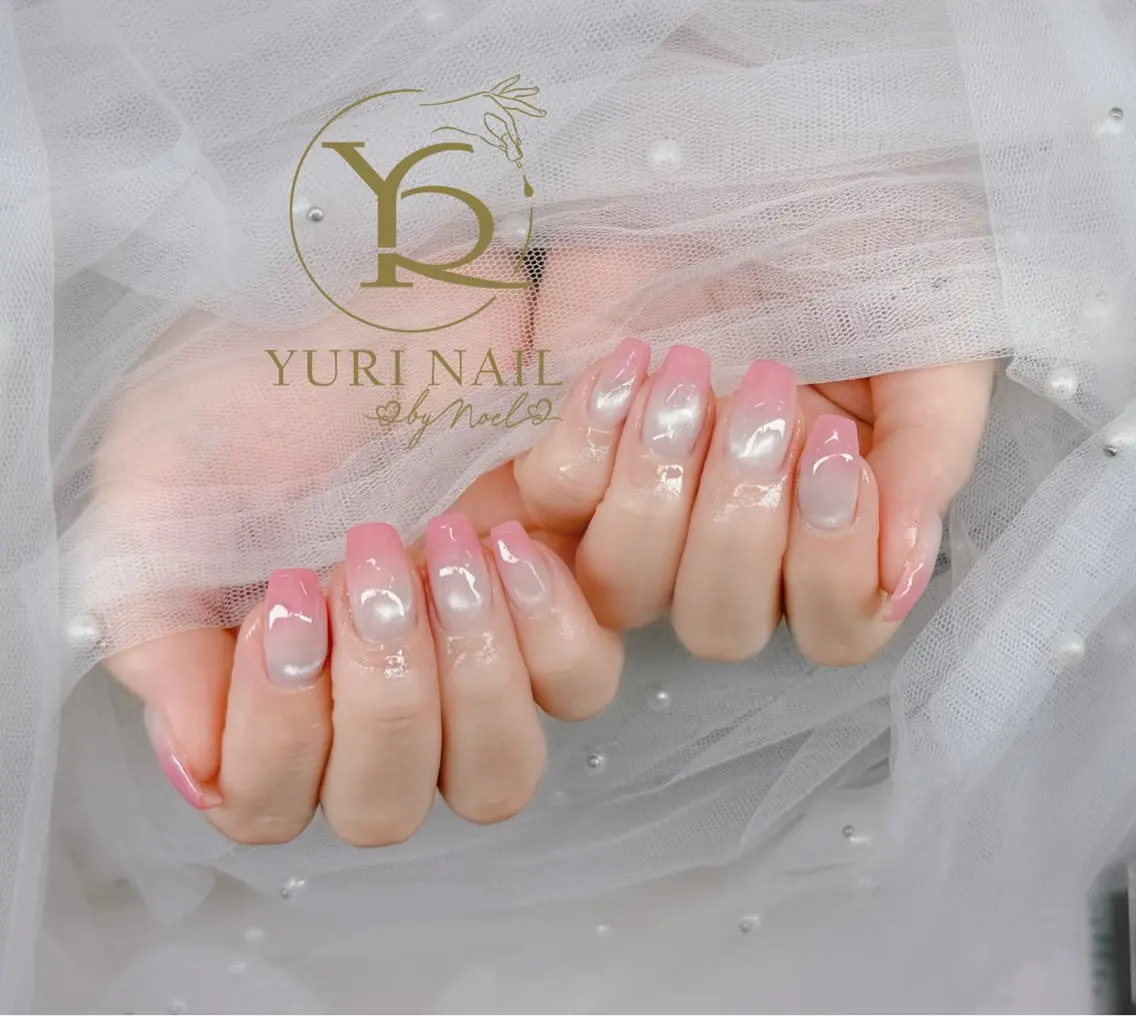 ネイル チークネイル フットネイル フレンチネイル グラデーション キラキラネイル YURI Nail Funabashiのネイルデザイン
