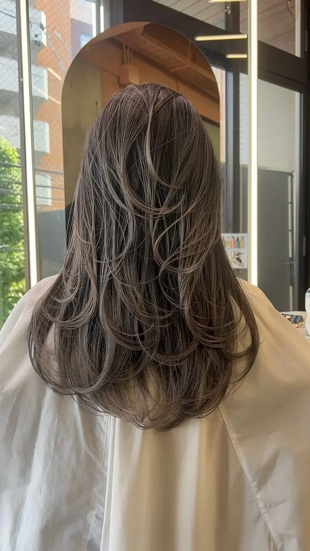 セミロング カラー ヘアカラー トリートメント 今が1番似合う自分に /志音のヘアスタイル