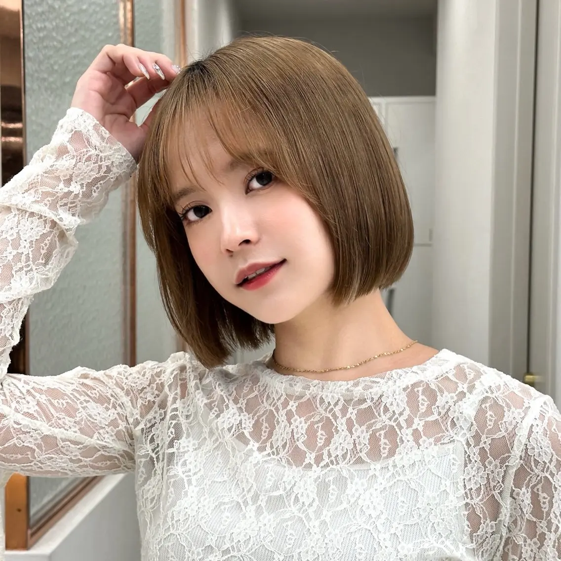 【♡無料♡】【🎀ボブ限定🎀】【当日予約OK】カット+保湿1stepトリートメント/カットモデル/限定の写真